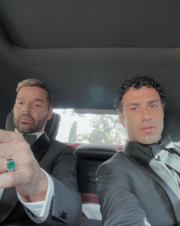 Ricky Martin y Jwan Yosef