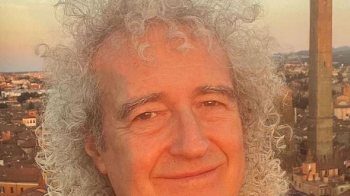 Así luce a sus 75 años Brian May, guitarrista épico de Queen