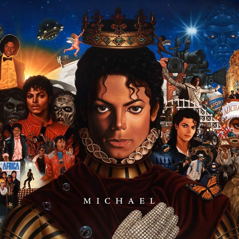 Tapa del disco 'Michael'. Fuente: Wikipedia.