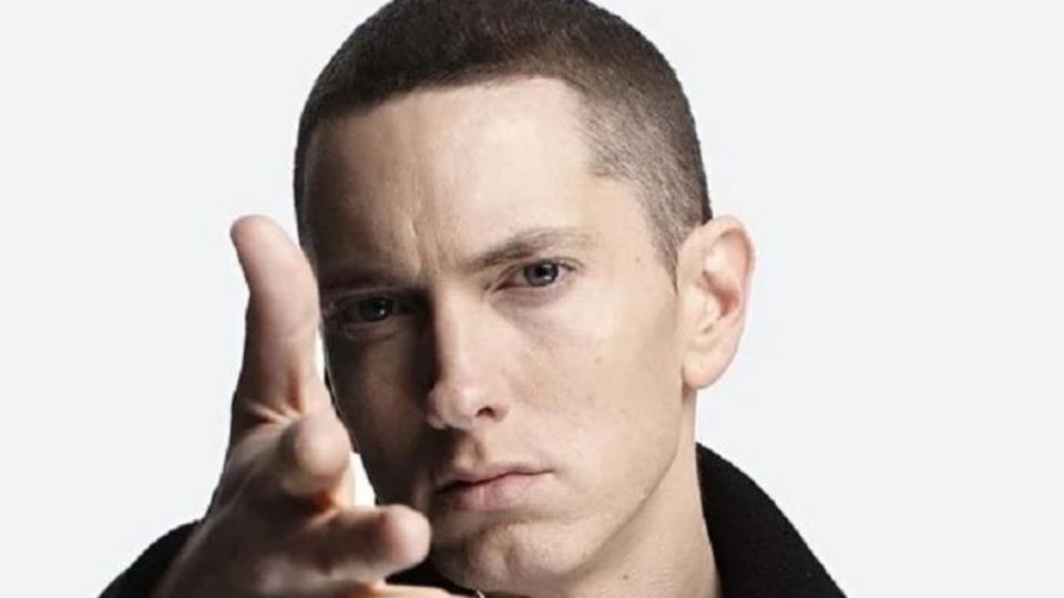 Eminem, posando. Fuente: Archivo La Sabrosita.
