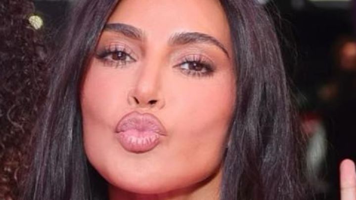 Al natural, así luce Kim Kardashian sin una gota de maquillaje