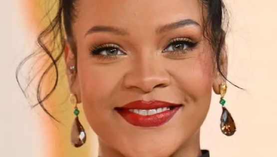 Rihanna presumió su baby bump en los Oscars con look total black