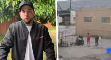 Filtran fotografías de Emiliano Aguilar peleándose a golpes con el ex de Jenni Rivera