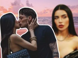 Ex de Peso Pluma presume visita a la playa con Vinicius Jr.