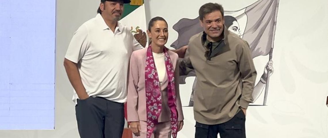 Grupo Intocable sorprende en la mañanera. ¿Posible concierto en el Zocalo?